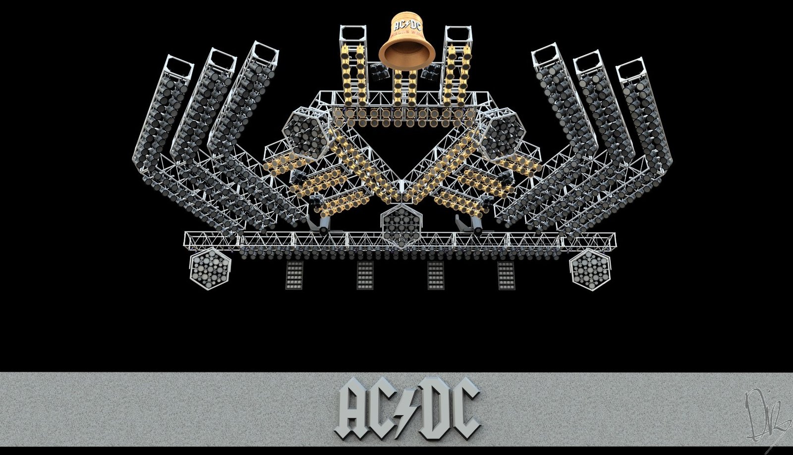jord myndighed tempo AC/DC 1983 “Flick of the Switch” North American tour lighting system -  Historical Society for Concert Touring