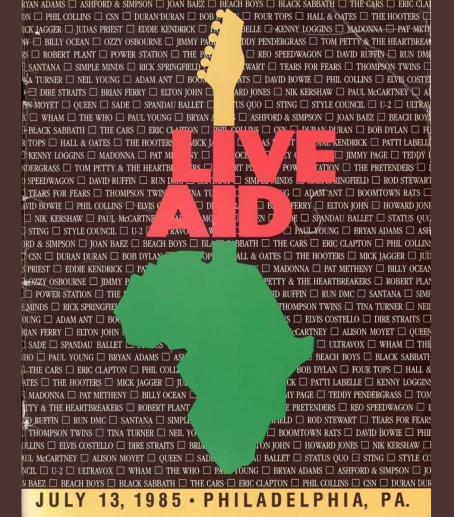 Live Aid Historical Society For Concert Touring